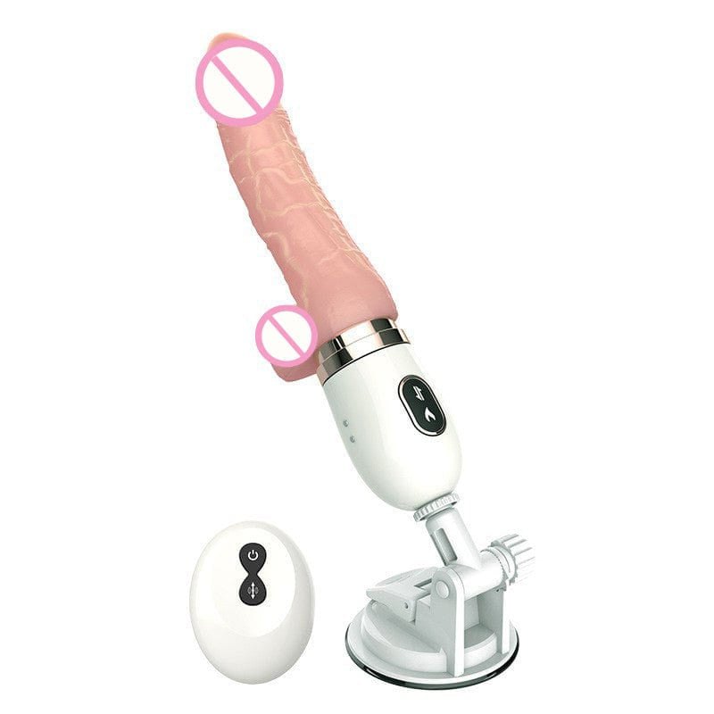 White suction cup thrusting sex machine, photo 4