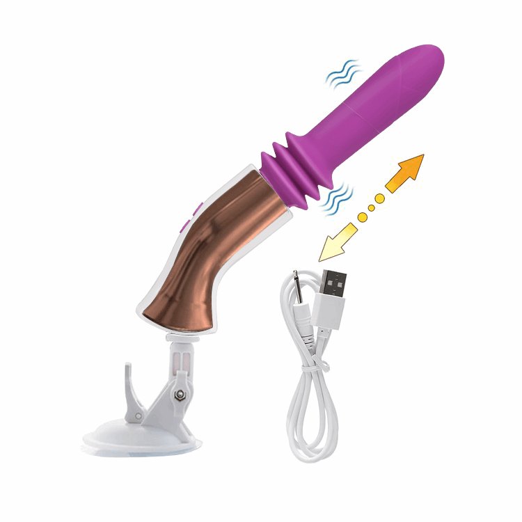 Vibrating sex machine attachment with suction cup base, photo 10