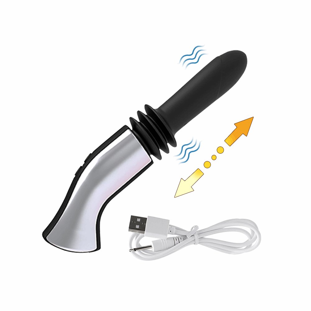 Vibrating sex machine attachment with suction cup base, photo 14