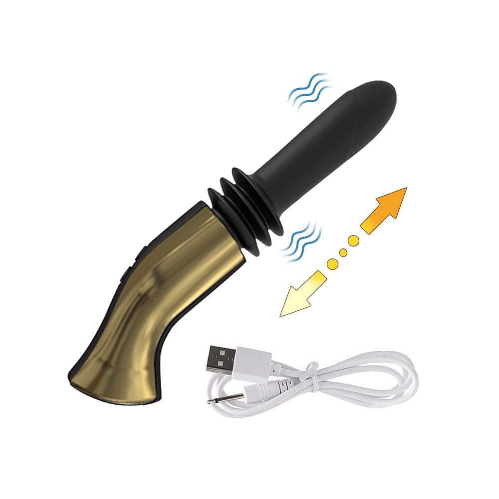 Vibrating sex machine attachment with suction cup base, photo 2