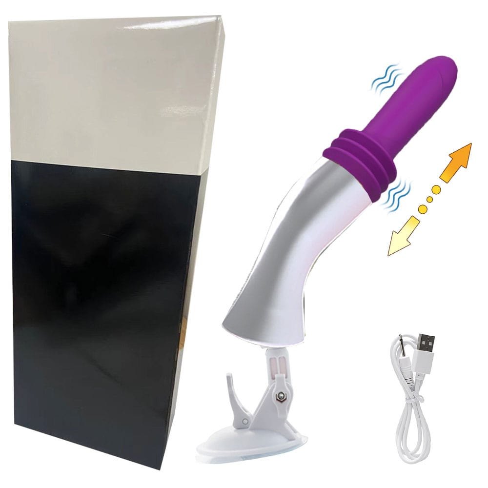 Vibrating sex machine attachment with suction cup base, photo 8
