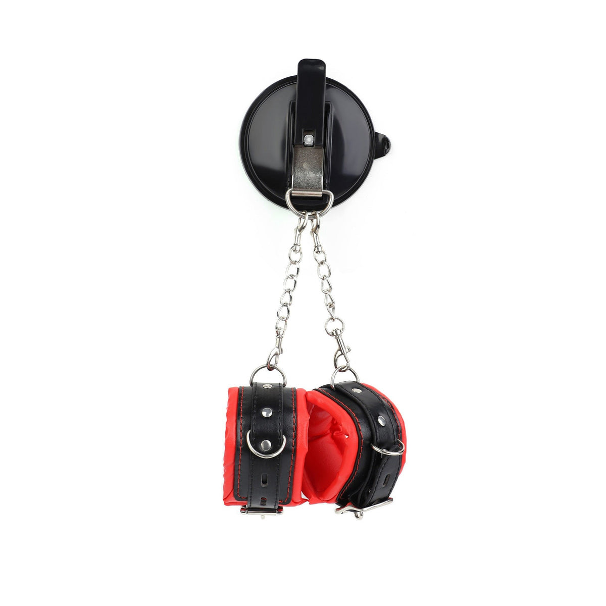 Black suction cup with red and black cuffs, photo 1