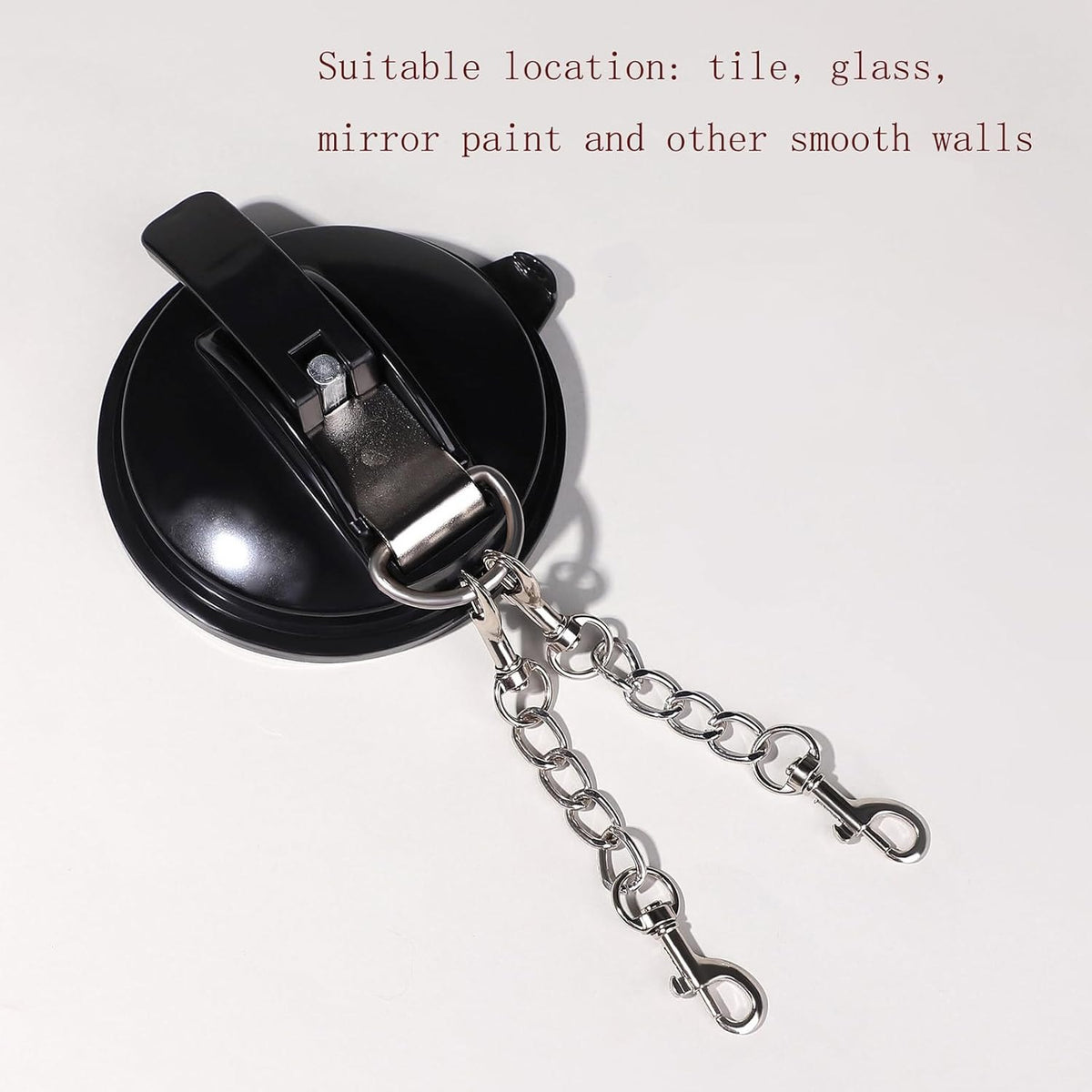 Black suction cup with red and black cuffs, photo 2