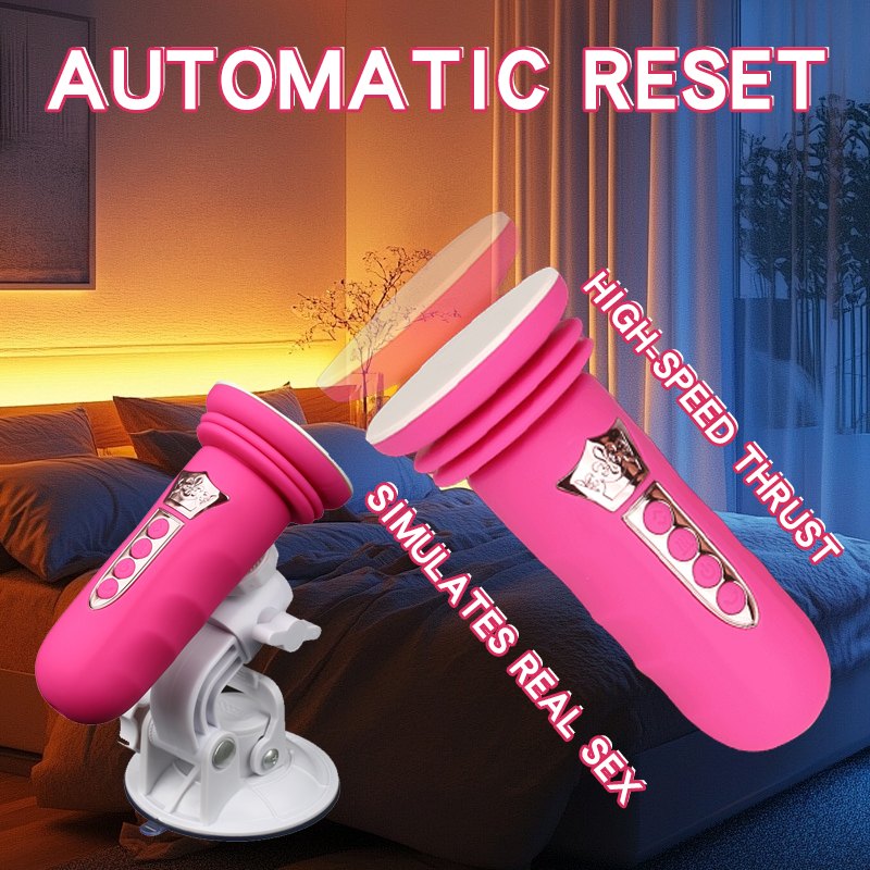 Suction-cup thrusting sex machine platform with dildo attachment, photo 3