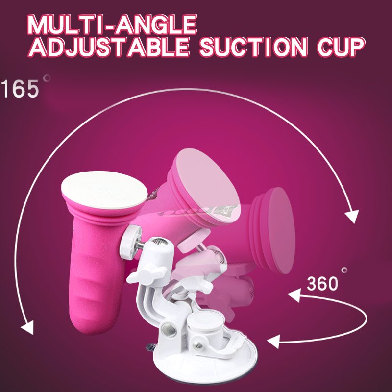 Suction-cup thrusting sex machine platform with dildo attachment, photo 4