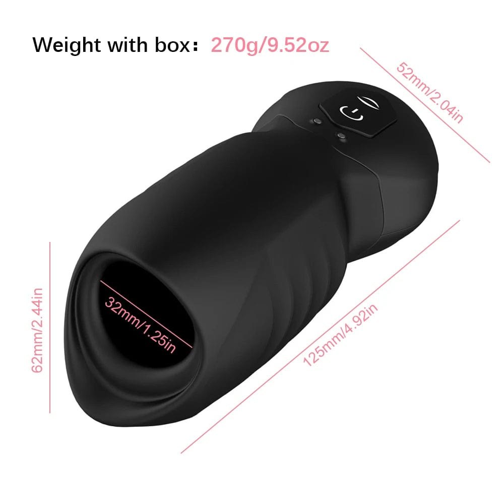 Textured silicone and ABS suction male masturbator sleeve, photo 7