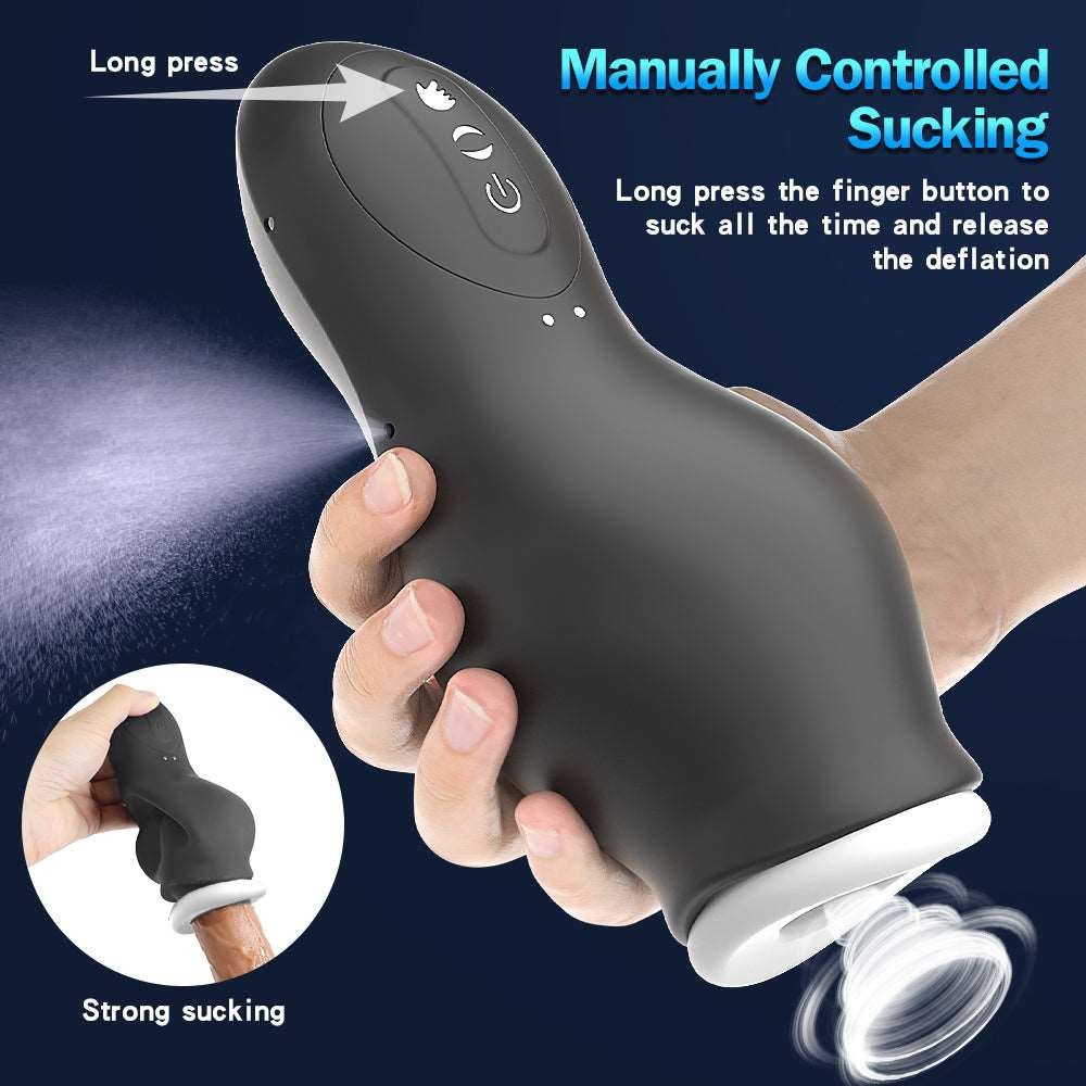 Suction and vibration male masturbator cup, photo 4
