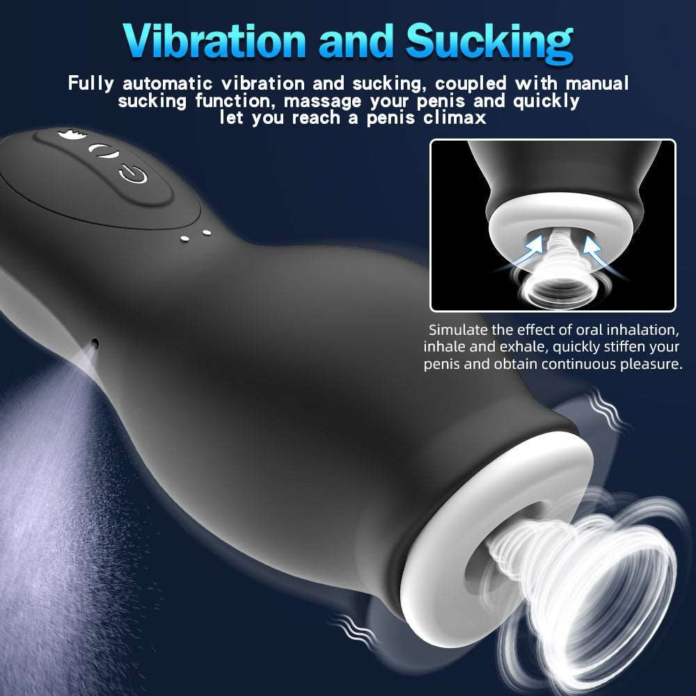 Suction and vibration male masturbator cup, photo 7
