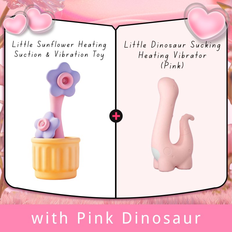 Iris Purple sunflower shaped clitoral suction and vibration toy