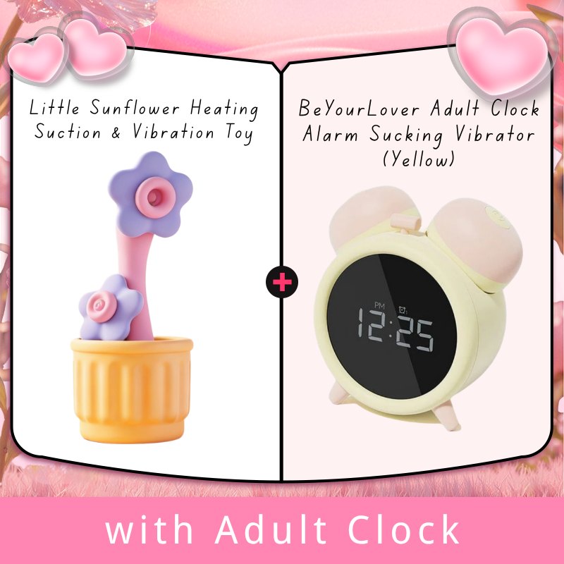 Iris Purple sunflower shaped clitoral suction and vibration toy