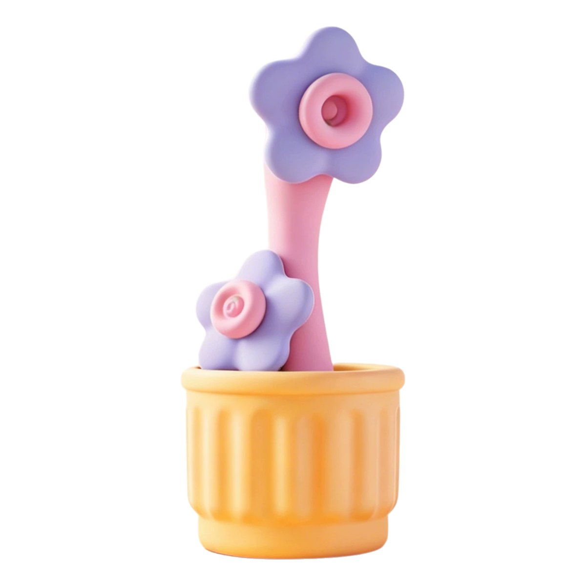 Iris Purple sunflower shaped clitoral suction and vibration toy