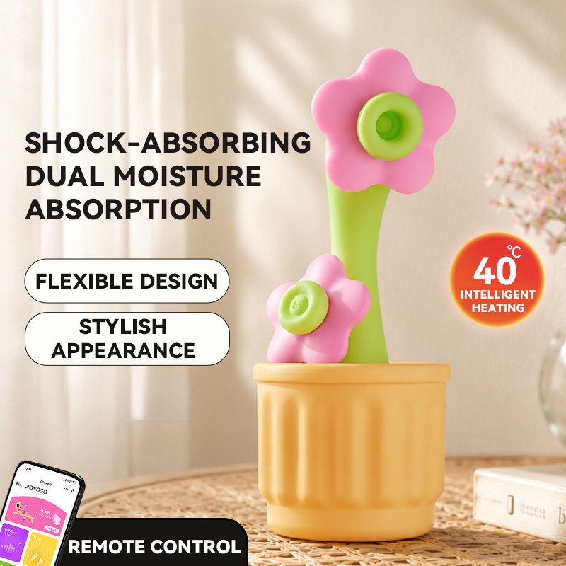 Sunflower shaped clitoral suction and vibration toy, photo 2