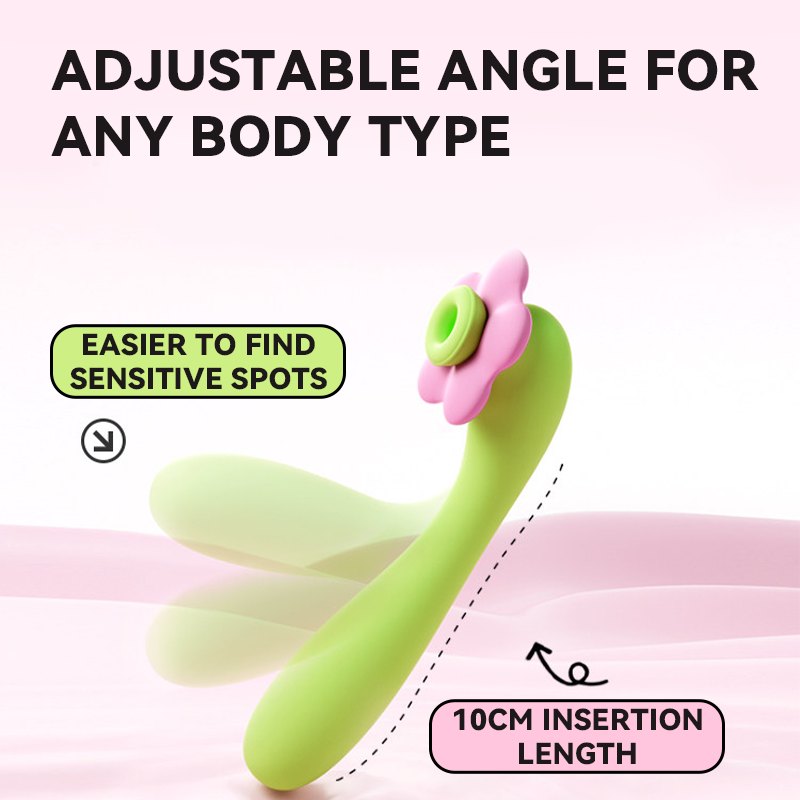 Sunflower shaped clitoral suction and vibration toy, photo 3