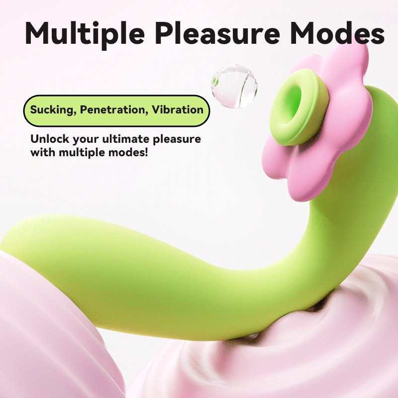Sunflower shaped clitoral suction and vibration toy, photo 5