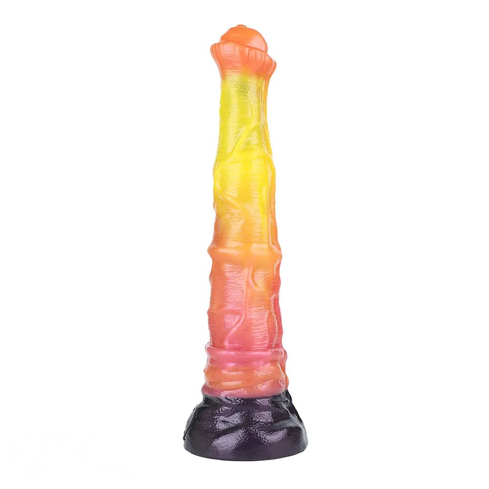 Ombre fantasy silicone dildo, photo 11