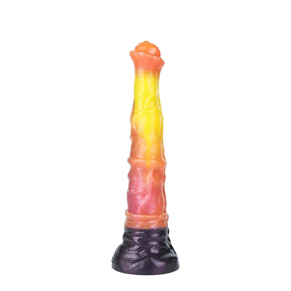 Ombre fantasy silicone dildo, photo 15