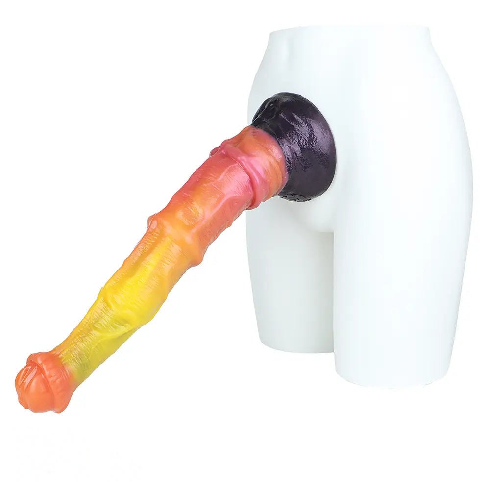 Ombre fantasy silicone dildo, photo 16