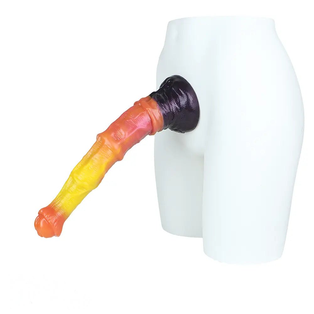 Ombre fantasy silicone dildo, photo 17