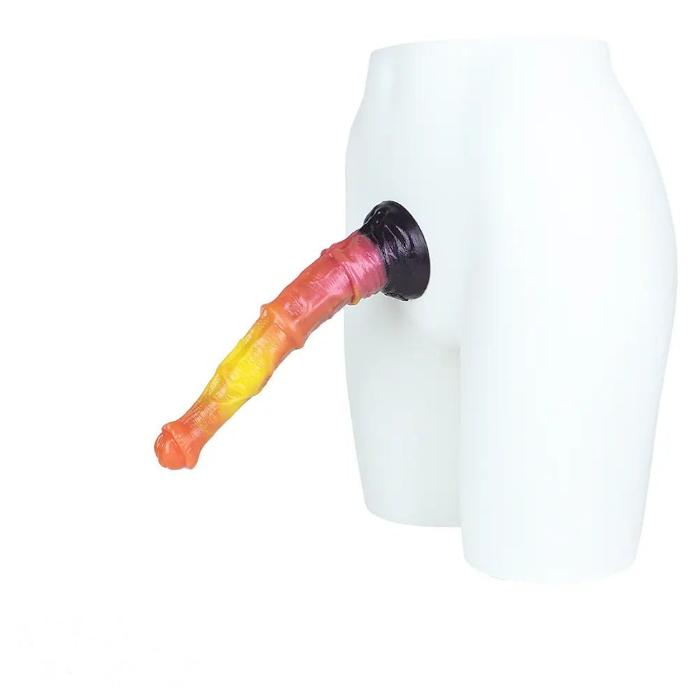 Ombre fantasy silicone dildo, photo 18