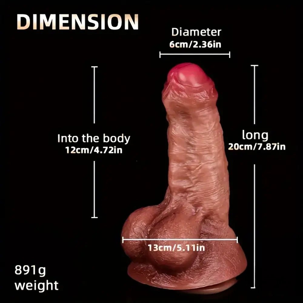 Realistic silicone suction cup dildo, photo 15