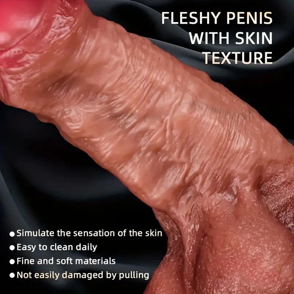 Realistic silicone suction cup dildo, photo 7