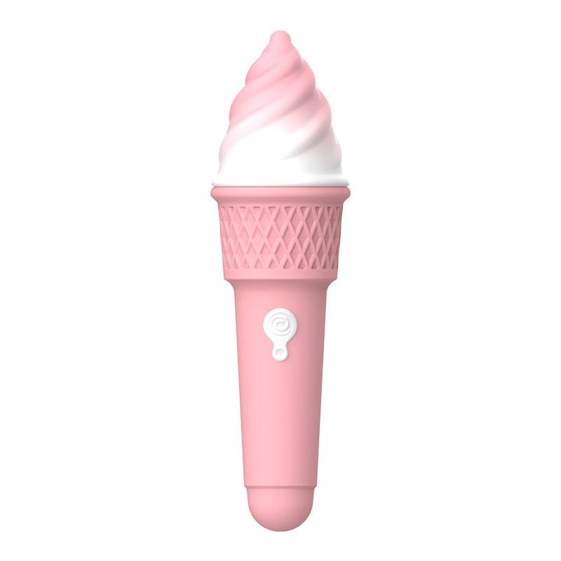 Ice cream cone shaped dual-head vibrator, photo 1