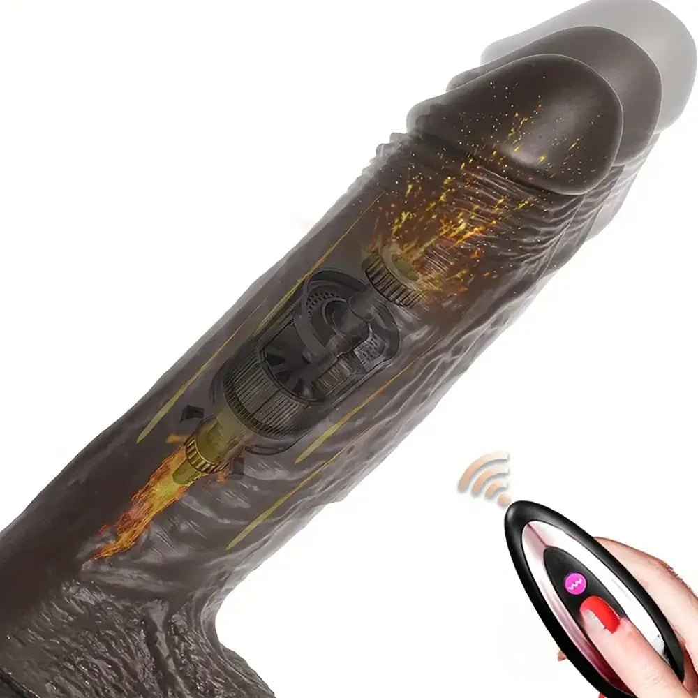 Tone swing vibrating heating dildo, photo 6