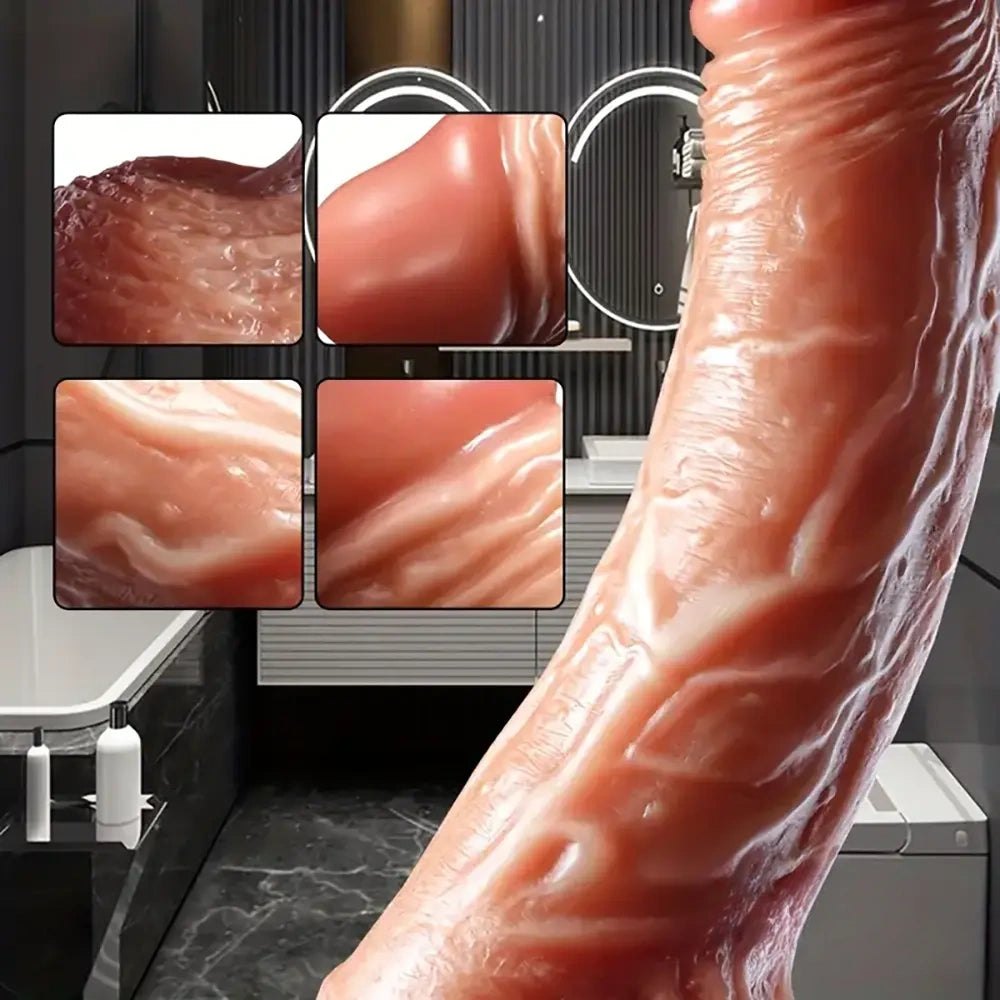 Tone swing vibrating heating dildo, photo 8