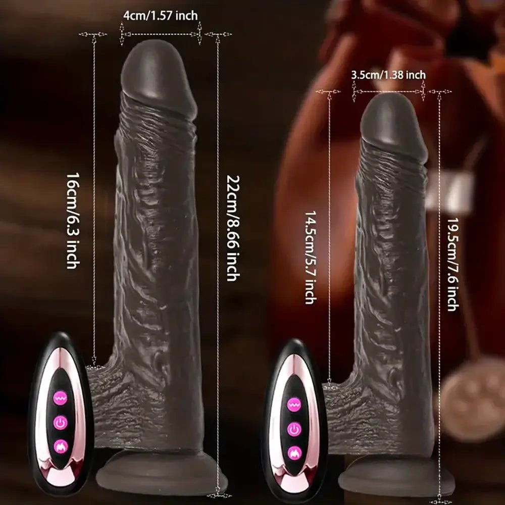 Tone swing vibrating heating dildo, photo 9