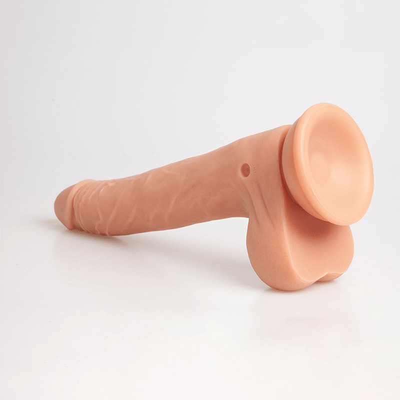 Flesh toned realistic swing vibrating dildo, photo 7