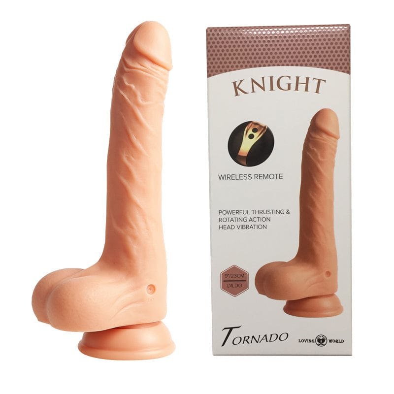 Flesh toned realistic swing vibrating dildo, photo 8