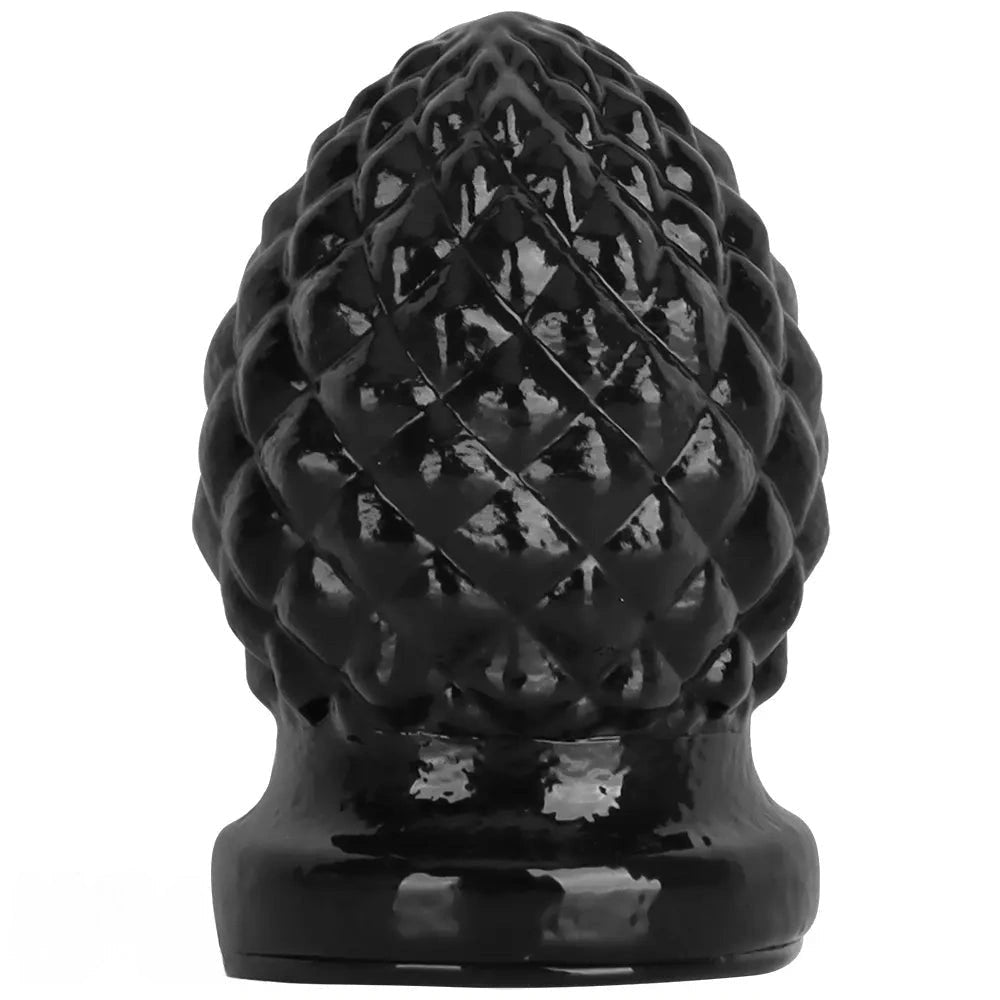 Black swirl textured pvc butt plug, photo 14