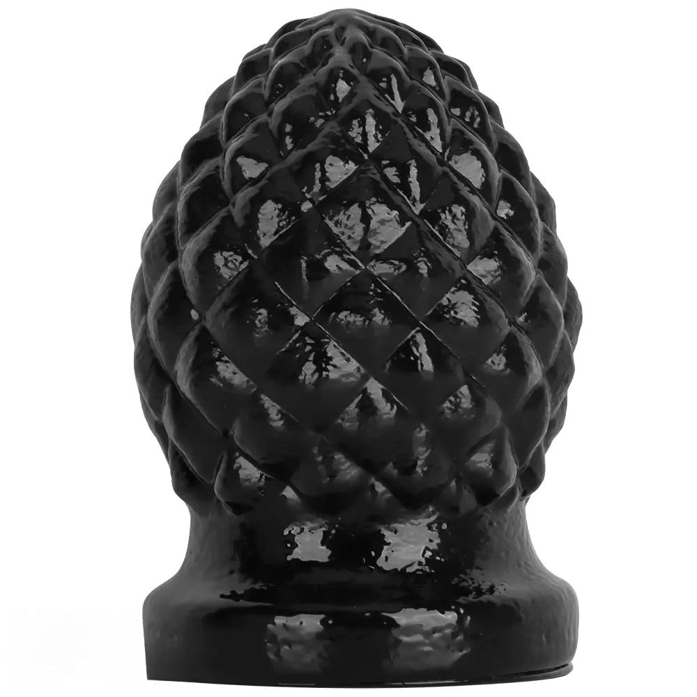 Black swirl textured pvc butt plug, photo 15