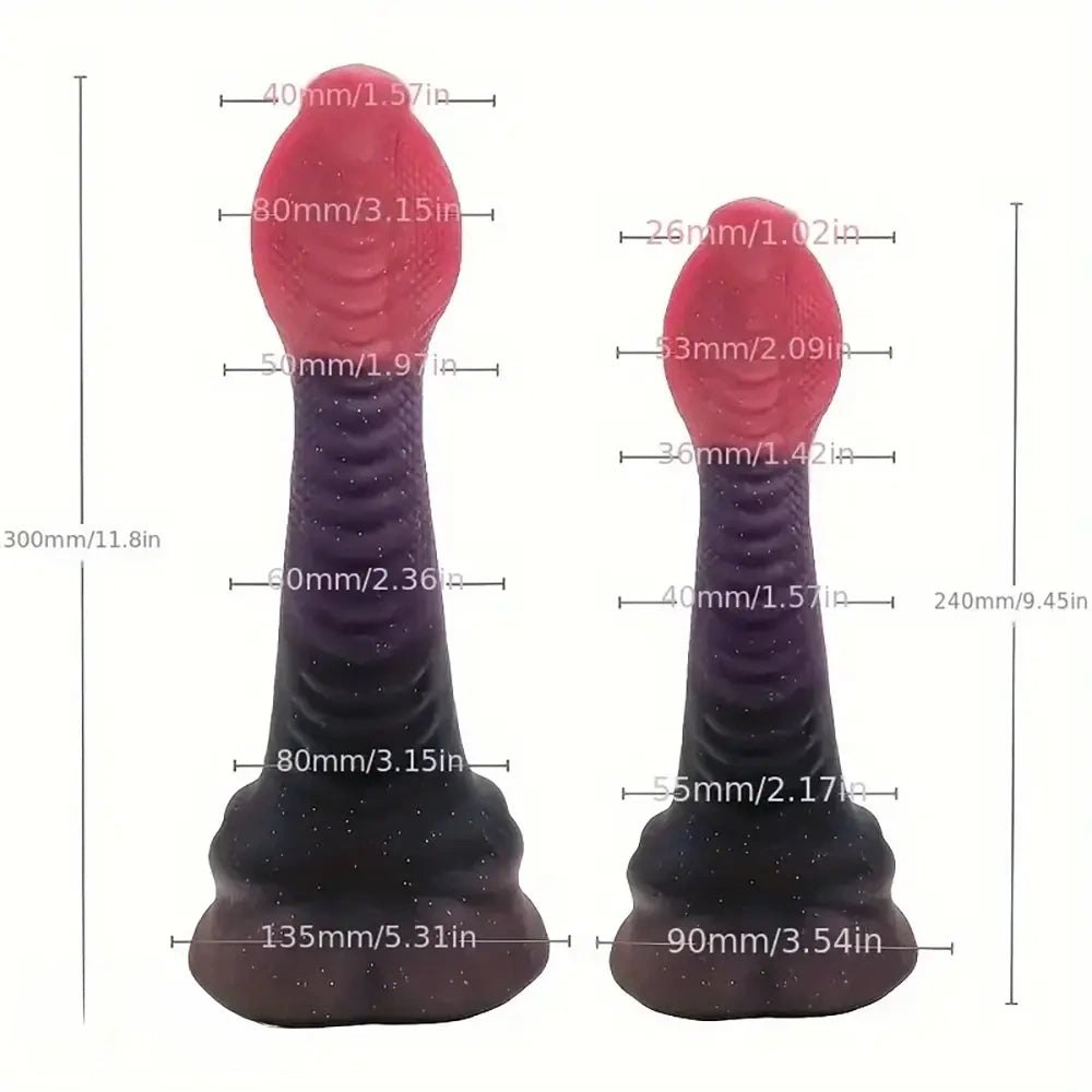 Ridged marbled silicone anal plug, photo 5