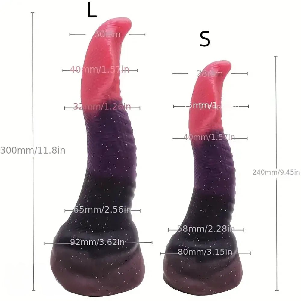 Ridged marbled silicone anal plug, photo 9