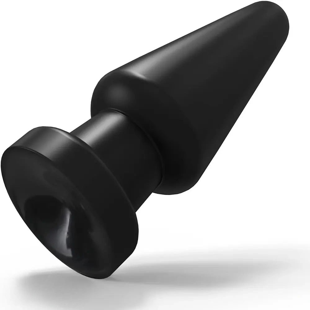 Tapered PVC anal dildo with suction cup base, photo 1