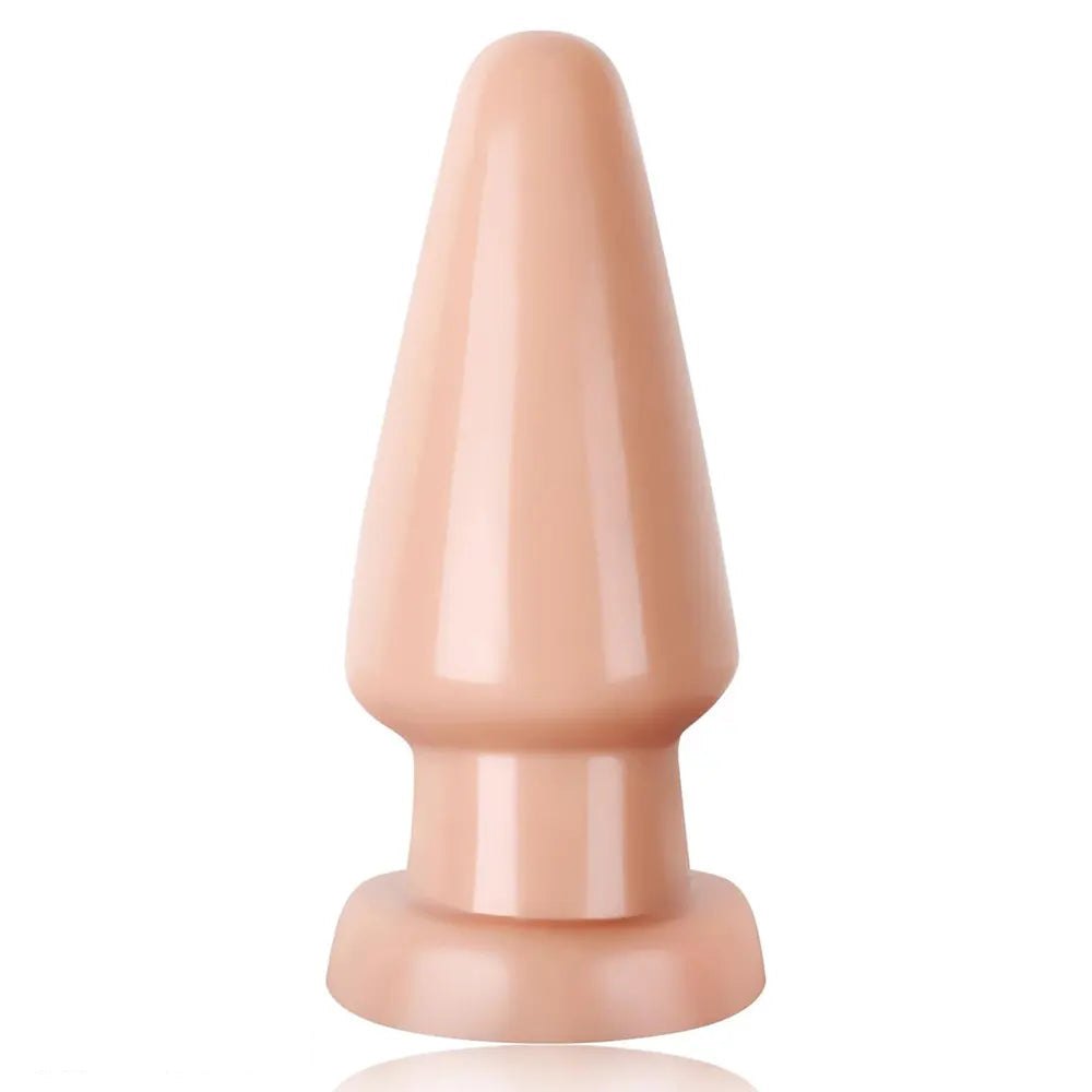 Tapered PVC anal dildo with suction cup base, photo 9