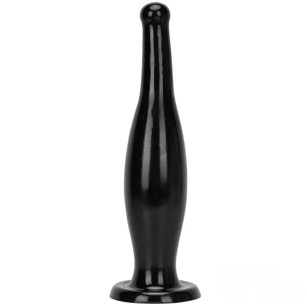 Black tapered pvc anal plug, photo 7