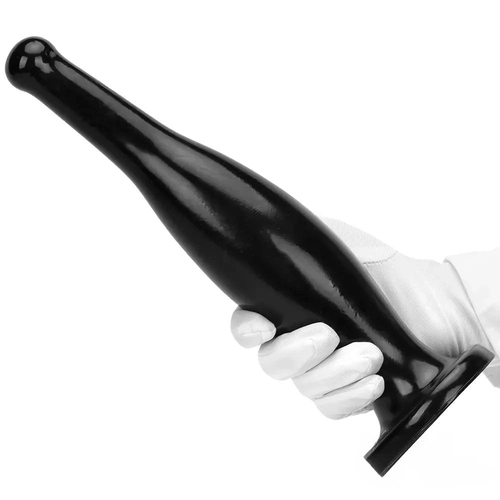 Black tapered pvc anal plug, photo 8