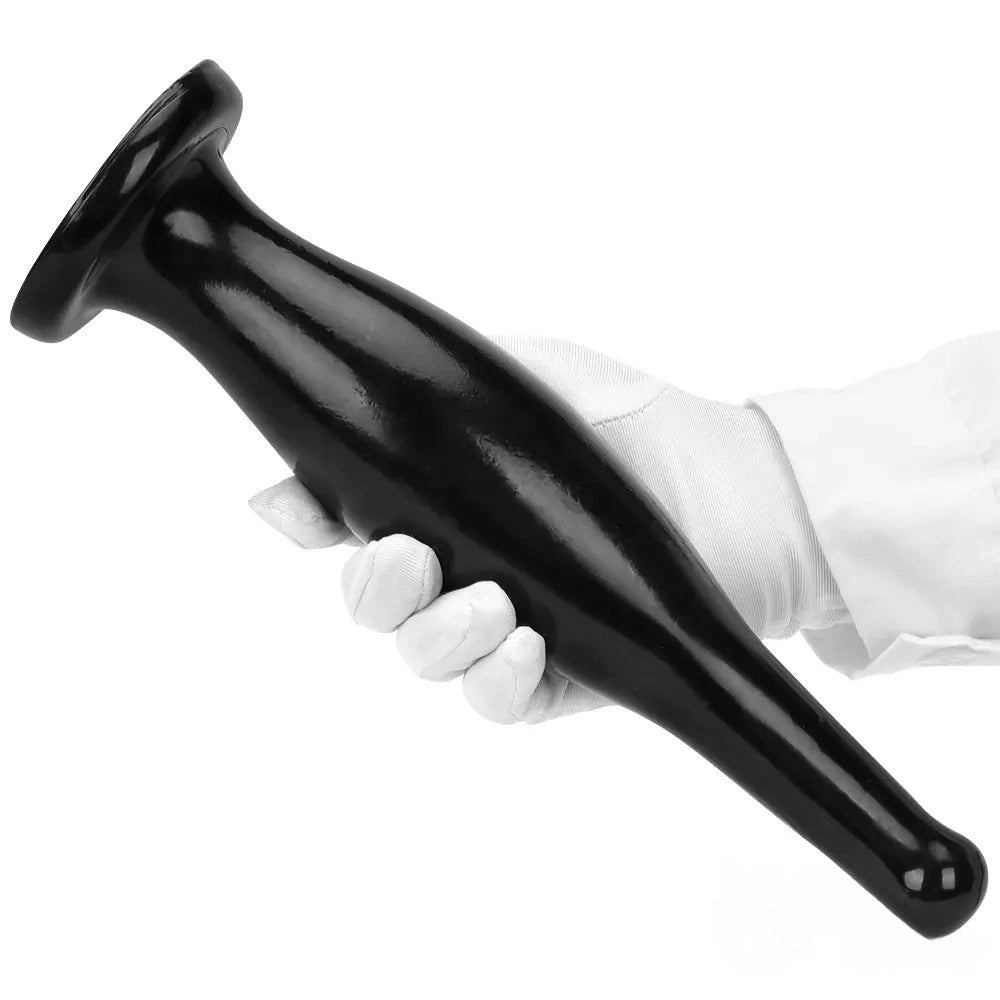 Black tapered pvc anal plug, photo 9
