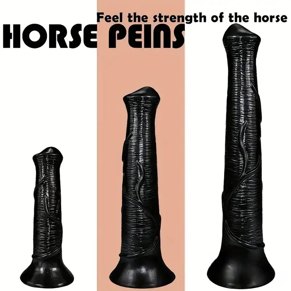 Tapered ridged animal-style dildo, photo 8