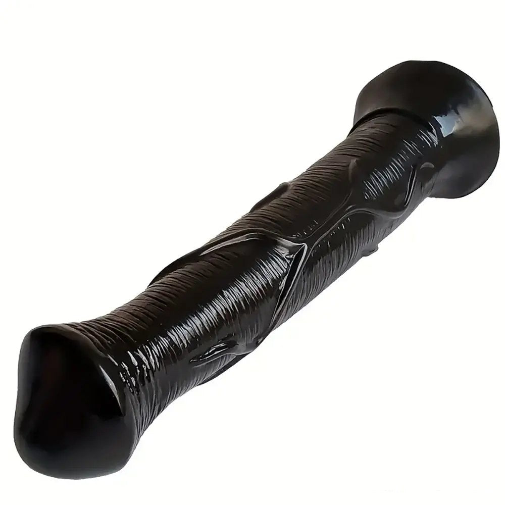 Tapered ridged animal-style dildo, photo 9