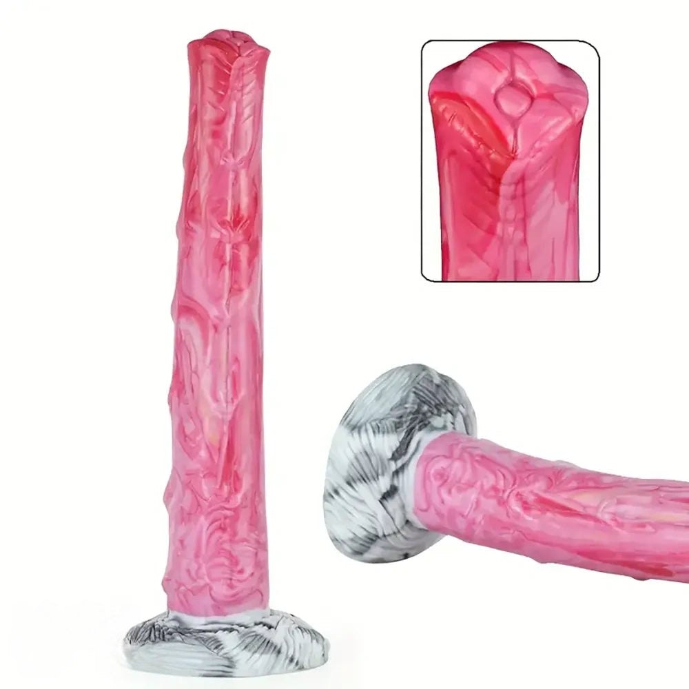 Tapered silicone animal dildo, photo 1