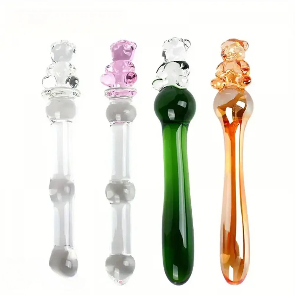 Glass teddy bear massage wand, photo 10