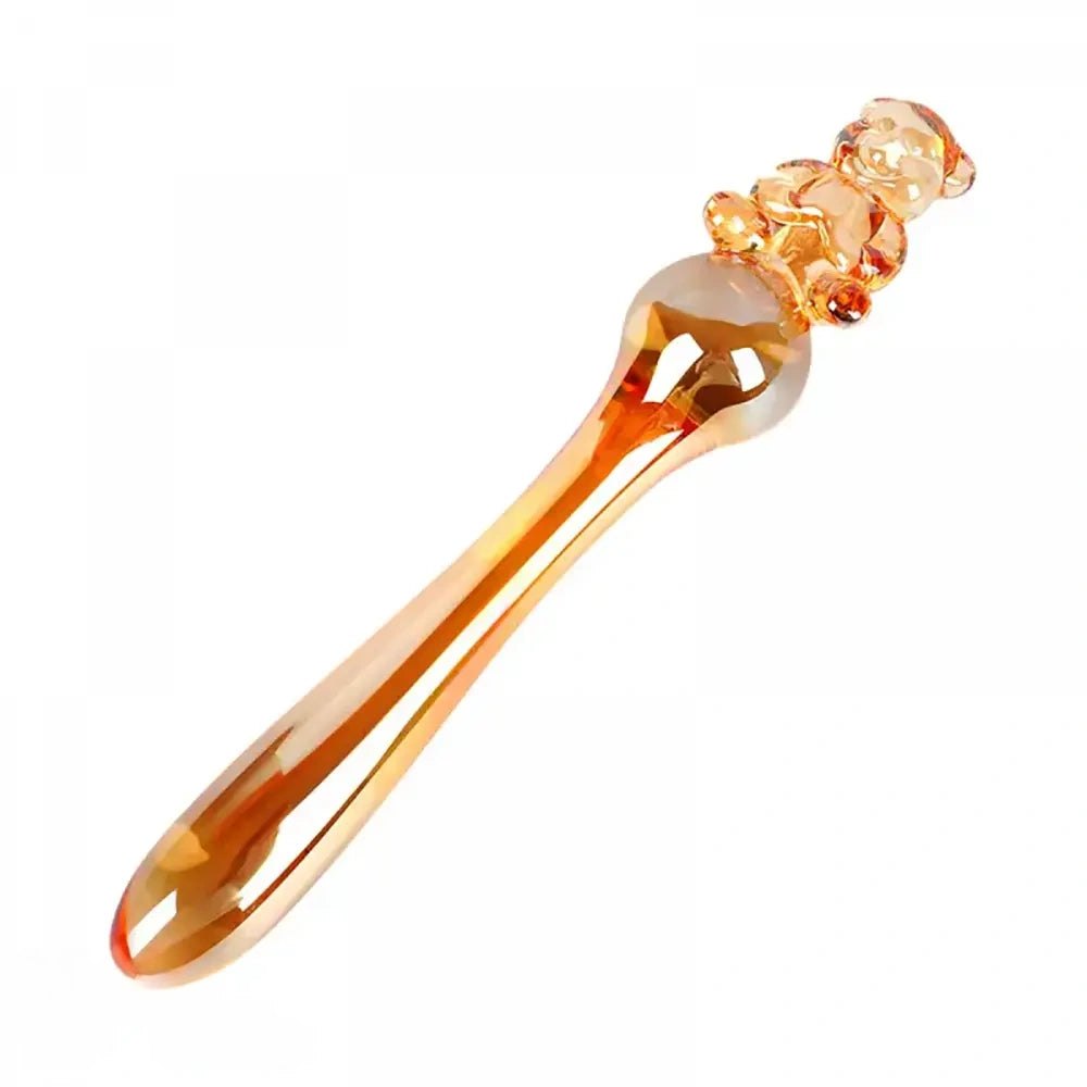 Glass teddy bear massage wand, photo 4
