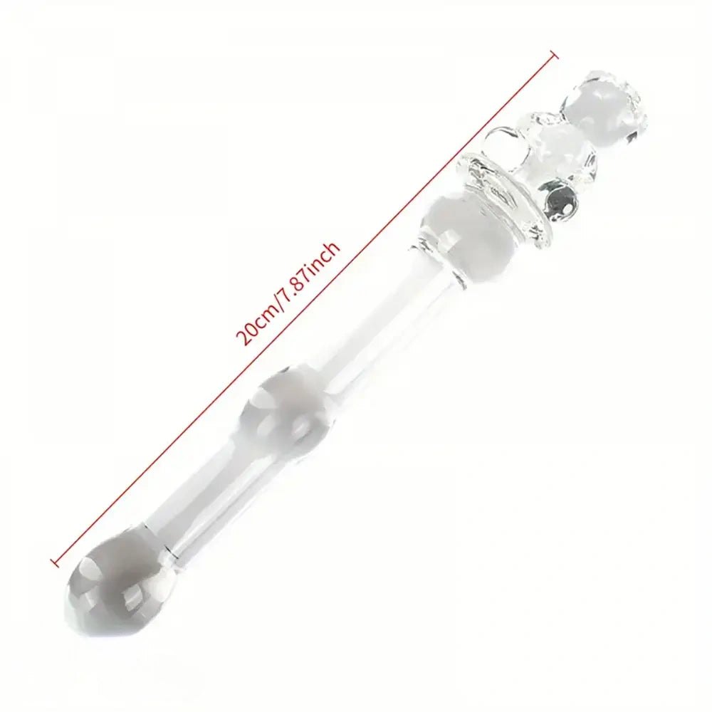 Glass teddy bear massage wand, photo 6