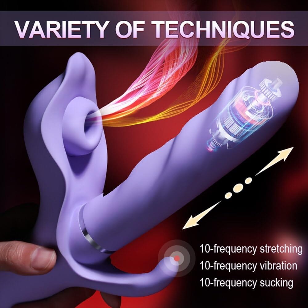 Silicone rabbit style g-spot vibrator, photo 4