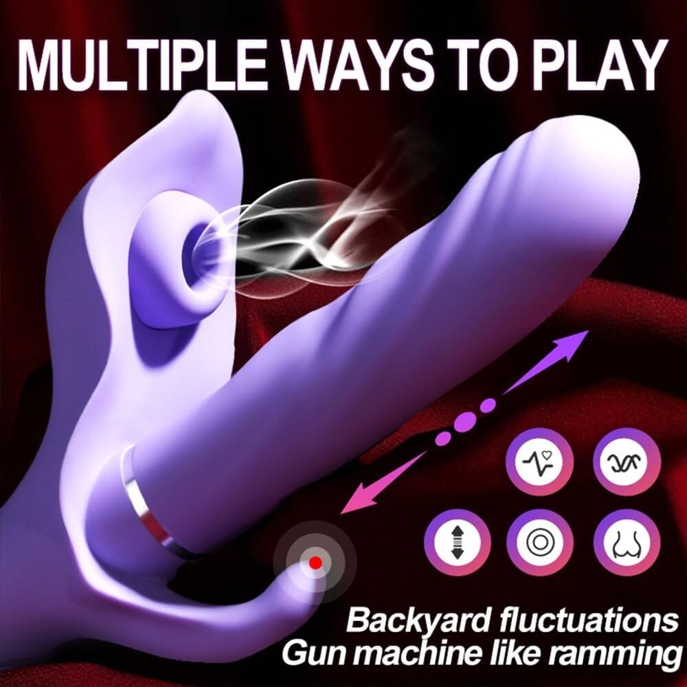 Silicone rabbit style g-spot vibrator, photo 5