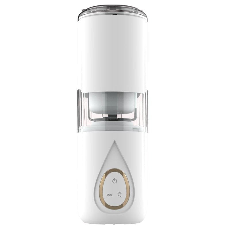White hands-free suction cup male masturbator, photo 2