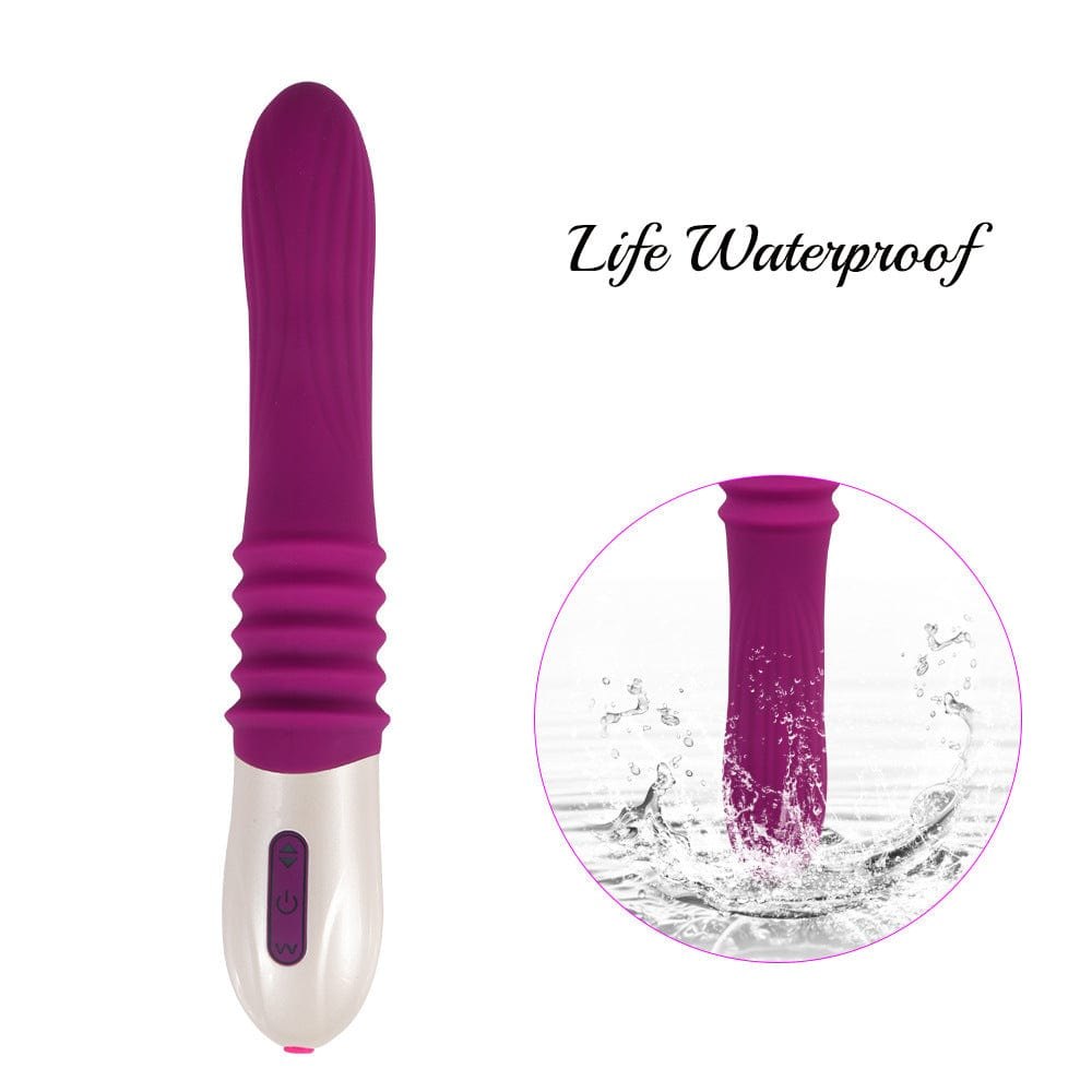 Royal purple silicone sex machine, photo 5